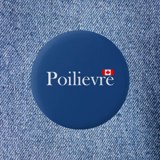 Pierre Poilievre Offiziell kanadische Flagge Button