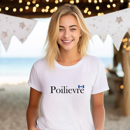 Pierre Poilievre Offiziell kanadische Flagge T-Shirt