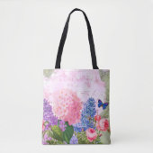 Pierre Redoute Blume Tasche (Vorderseite)