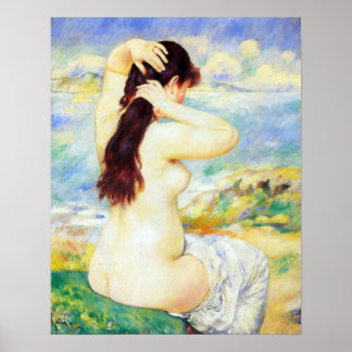 Pierre Renoir - A Bather Poster