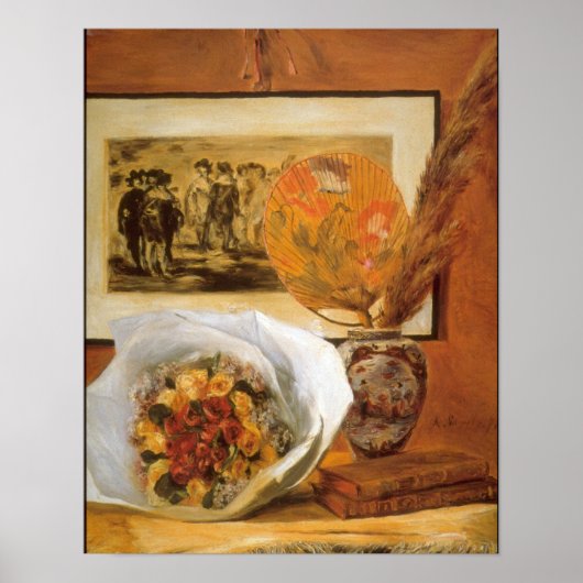 Pierre Renoir - Bouquet Poster (Vorne)