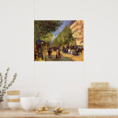 Pierre Renoir - Die großen Boulevards Poster (Küche)