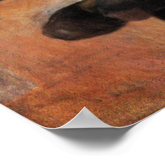 Pierre Renoir - Frühstück im Berneval Poster (Ecke)