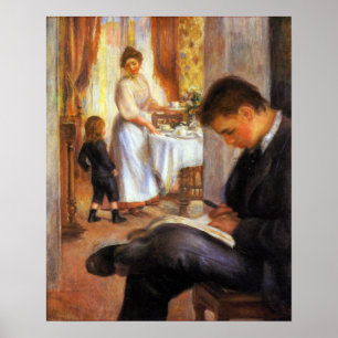 Pierre Renoir - Frühstück im Berneval Poster