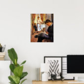 Pierre Renoir - Frühstück im Berneval Poster (Heimbüro)