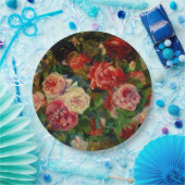 Pierre Renoir Gemälde, Rose, berühmte Kunstwerke Pappteller (Party)