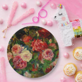 Pierre Renoir Gemälde, Rose, berühmte Kunstwerke Pappteller (Party)