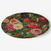 Pierre Renoir Gemälde, Rose, berühmte Kunstwerke Pappteller (Schrägansicht)