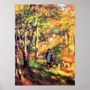 Pierre Renoir - Jules le Coeur and his dogs Poster