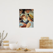 Pierre Renoir - Mittagessen auf dem Party Poster (Küche)