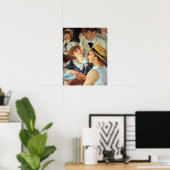 Pierre Renoir - Mittagessen auf dem Party Poster (Heimbüro)