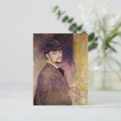 Pierre Renoir - Selbstportrait im Alter von 35 Jah Postkarte (Stehend Vorderseite)