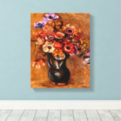 Pierre Renoir - Stillleben mit Anemonen Leinwanddruck (Insitu (Holzboden))