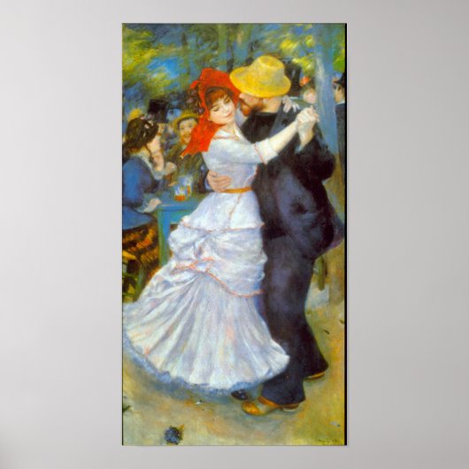 Pierre Renoir - Tanz im Bougival Poster (Vorne)