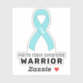 Pierre Robin Syndrom Warrior Vinyl Sticker (Blatt)