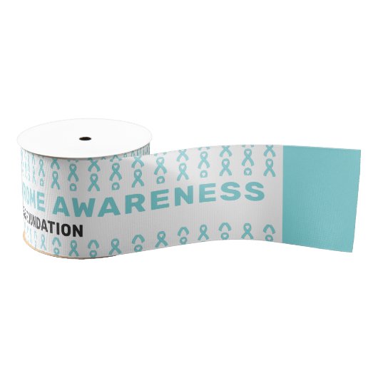 Pierre Robin Syndrome Awareness Pattern Ribbon Ripsband (Spule)
