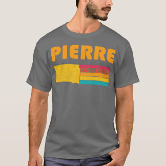 Pierre South Dakota Vintage Souvenir mit Gebrauchs T-Shirt