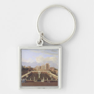 Pierrepont Haus, Nottingham, c.1708-13 (Öl auf Ca Schlüsselanhänger