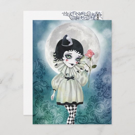 Pierrette Under the Icy Moon Postkarten (Vorne/Hinten)