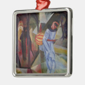 Pierrot, 1913 silbernes ornament (Links)