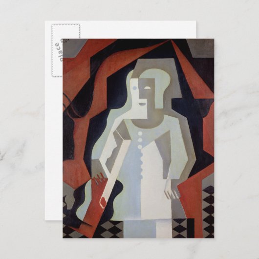 Pierrot, 1919 postkarte (Vorne/Hinten)