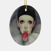 Pierrot 1980er keramik ornament (Rechts)