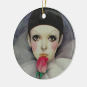 Pierrot 1980er keramik ornament (Links)