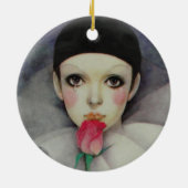 Pierrot 1980er keramik ornament (Hinten)