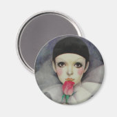 Pierrot 1980er magnet (Vorderseite/Rückseite)