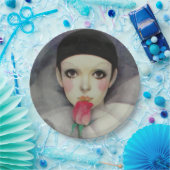 Pierrot 1980er pappteller (Party)