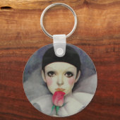 Pierrot 1980er schlüsselanhänger (Vorderseite)