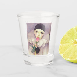 Pierrot 1980er schnapsglas