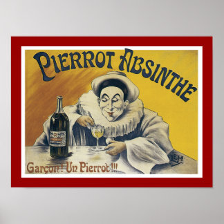 Pierrot Absinthe Poster