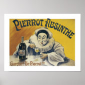 Pierrot Absinthe Poster (Vorne)