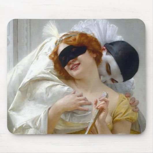 Pierrot and Columbine - Guillaume Seignac Mousepad (Vorne)