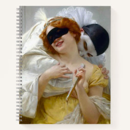 Pierrot and Columbine - Guillaume Seignac Notizblock