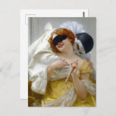 Pierrot and Columbine - Guillaume Seignac Postkarte (Vorne/Hinten)
