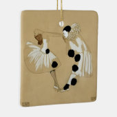 "Pierrot and Columbine" von Leo Rauth Keramikornament (Rechts)