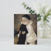 "Pierrot and the Cat" von Theophile Steinlen Postkarte (Stehend Vorderseite)