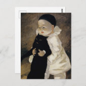 "Pierrot and the Cat" von Theophile Steinlen Postkarte (Vorne/Hinten)