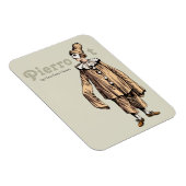 Pierrot by Hans Peter Hansen CC0176 Magnet (Rechte Seite)
