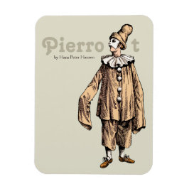 Pierrot by Hans Peter Hansen CC0176 Magnet