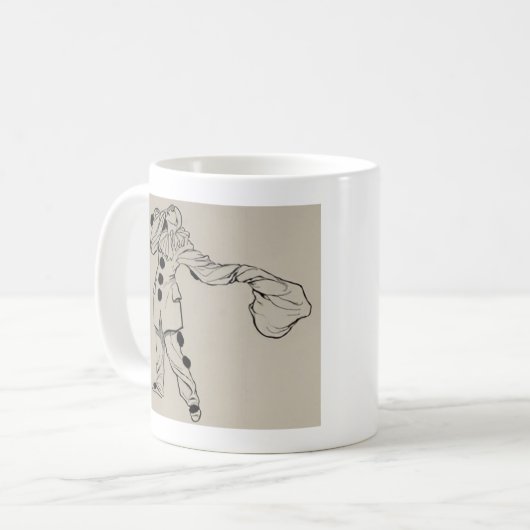 Pierrot Coffee or Tee Tasse (Vorderseite Links)