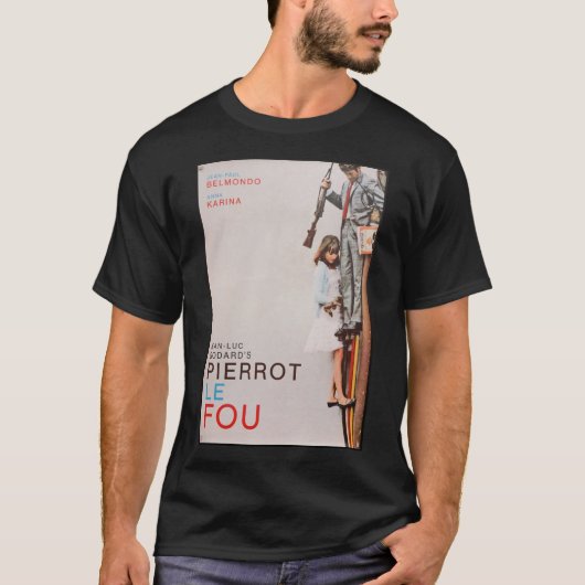 Pierrot le Fou Poster T-Shirt (Vorderseite)