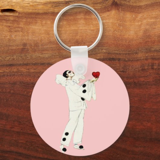 Pierrot-Liebe Schlüsselanhänger (Vorderseite)