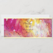 PIERROT MIT CAT / Mardi Gras Masquerade Party Einladung (Rückseite)