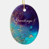 PIERROT MIT KATZE/Venezianischen Maskenmasken Keramik Ornament (Hinten)