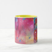 PIERROT MIT KATZE/Venezianischen Maskenmasken Tasse (Zentrum)