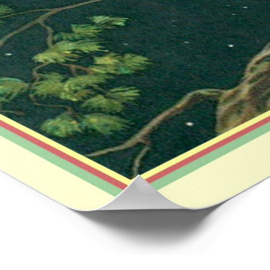 "Pierrot Moon Serenade" ca. 1920 Deko Print (Ecke)