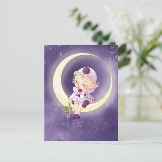 Pierrot Postkarte (Stehend Vorderseite)